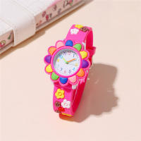 Reloj De Pulsera Para Niñas Colorido Con Semillas De Girasol Regalo Perfecto Reloj De Cuarzo Resistente Al Agua Estilo Casual - details 2