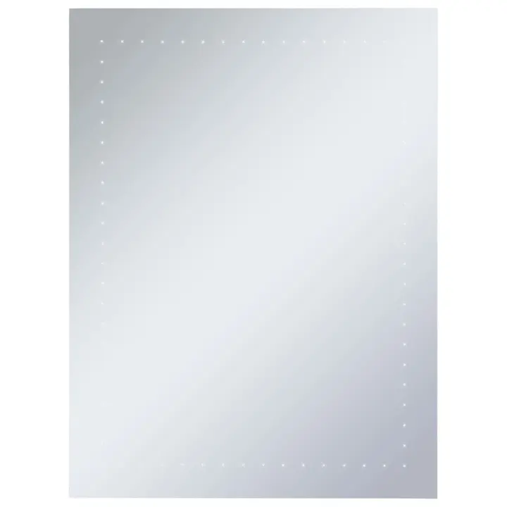 vidaXL Espejo de Pared de Baño con LED Accesorio de Maquillaje Tocador Dimensiones 50 x 60 cm, 60 x 80 cm, 60 x 100 cm - 1