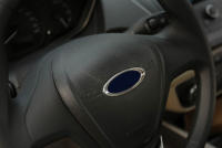 Cubierta De Logo De Volante ABS Cromado Decoración De Paillettes Para Ford Focus 2 3 4 Fiesta Mondeo Ecosport Escape Anillo Marco De Estilo Cromado - details 7