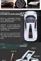 Lamborghini Countach LPI 800-4 Modelo De Coche De Aleación De Metal a Escala 1:24 Con Sonido Y Luz Juguete De Colección Para Niños - details 1