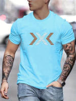 Camiseta De Algodón 100% Para Hombre Verano Estampado Moda Casual Cuello Redondo Manga Corta Tops Transpirable Para Compras - details 7