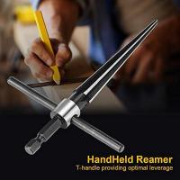 Broca De Tornillo Tapered Con Manija T Handle Para Boquilla De Puente Reamador De 6 Abrazaderas Herramienta De Corte Para Carpintero 5-16mm - details 6