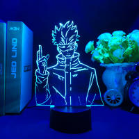 Luz LED Anime Jujutsu Kaisen Yuji Itadori Ryomen Sukuna Gojo Satoru Para Decoración De Habitación Infantil Regalo De Cumpleaños - details 4