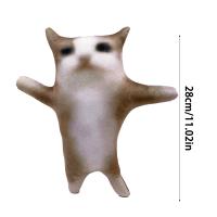 Muñeco De Peluche De Gato Lindo Wowwow Juguete De Peluche Simulación Animal Regalo De Cumpleaños O Navidad Para Niños Coleccionable Decoración Del Hogar - details 2