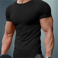 Camiseta De Compresión Para Hombre Fitness Running Deporte Acuático Secado Rápido Camiseta Deportiva Casual Manga Corta Primavera Verano - details 12