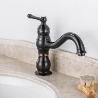Vintage, Grifo de baño negro, Grifo de baño de una palanca, Grifo de baño de rotación de 360 °, Grifo de baño de una palanca, Grifo de lavabo de baño de una mano - details 2