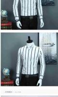 Camisa a Cuadros Clásica Para Hombre Manga Larga Casual Botones Para Trabajo Y Negocios Camisas Rayadas Tallas Grandes 4XL 5XL - details 5