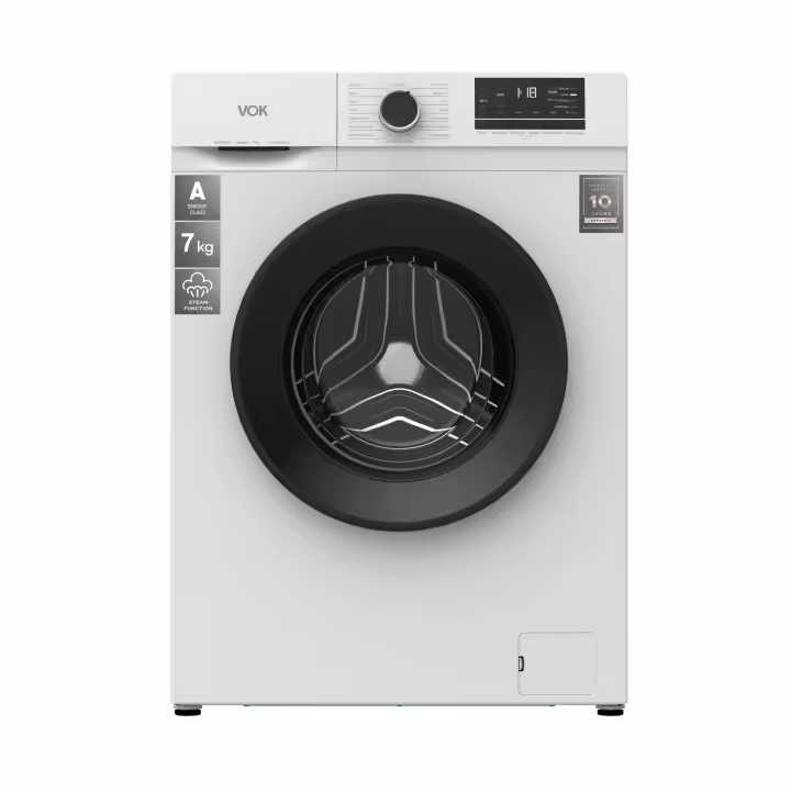 Lavadora Carga Frontal VOK EVW-7BAWL21N 7 Kg 1200 Rpm Eficiencia A Motor Inverter - 1