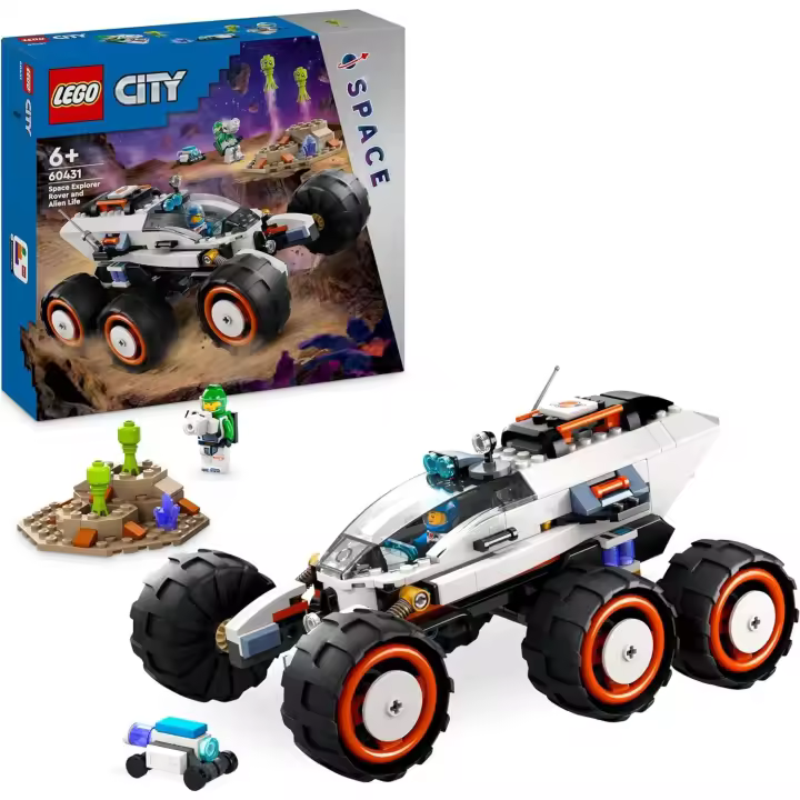Lego Róver Explorador Espacial y Vida Extraterrestre Lego City 60431 - 1