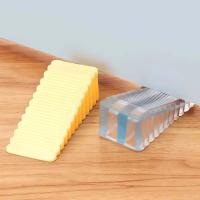 Parador De Puerta De Silicona Reutilizable Absorbedor De Choque Bloque Wedge Para Oficina Y Hogar Antigolpes Para Manija De Puerta - details 0