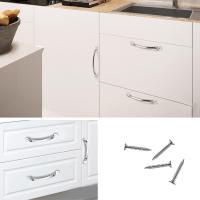 20 manijas de Maple inoxidable, manijas de Gabinete de Maple inoxidable, manijas de cocina Para Cocina, Gabinete, caja, Baño, Dormitorio (plata) - details 1