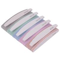 Set De 5/10 Pcs Archos De Uñas Profesionales Con Papel De Herramientas De Manicura 150/180 Y Forma De Media Luna Verde - details 7