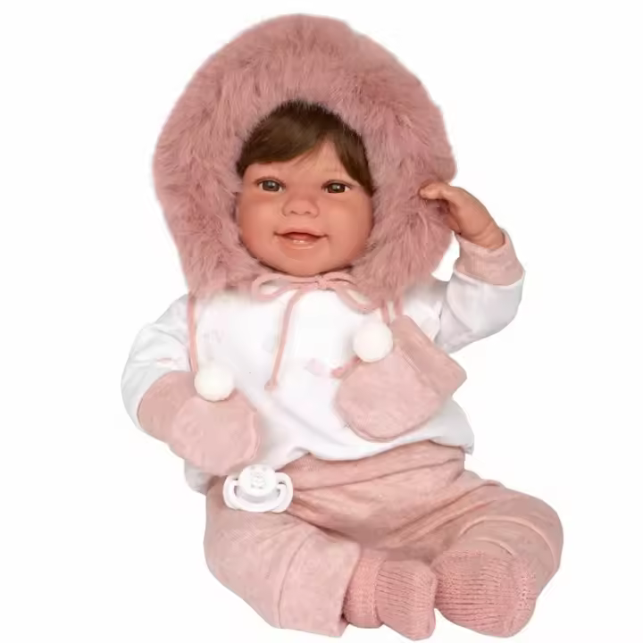 Muñeco Elegance Zoe Rosa con Manoplas Modelo 1 65378 - 1