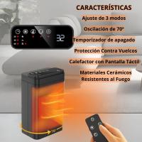 Calefactor Eléctrico Bajo Consumo, 1500W Calentador de Cerámica, Estufa Bajo Consumo, Calentador Eléctrico, Ahorro de Energía y - details 0