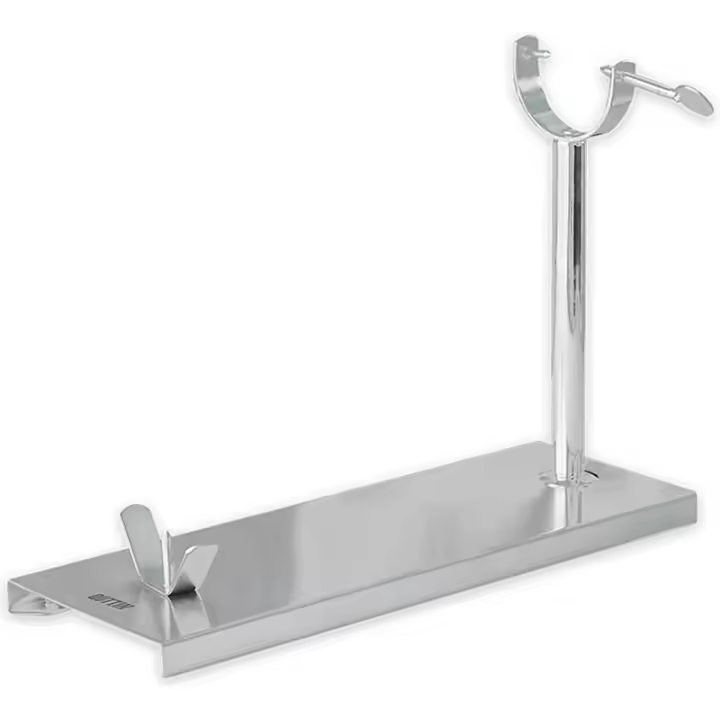 QUTTIN - SOPORTE JAMONERO INOXIDABLE - Soporte Jamonero para Cortes Precisos Soporte Jamonero de Diseño Estable y Seguro Soporte Jamonero Fácil de Montar y Limpiar - 1
