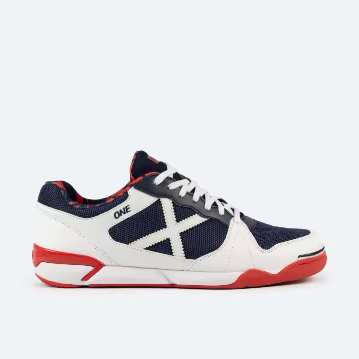 Munich One 71 Zapatilla Hombre Fútbol Sala blanco/azul/rojo - 1