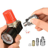 Regulador De Presión Aire Compresor Pneumático 1/4" Thread BSP Conector Reducción Valvula Fittings 4MM 6MM 8MM 10MM 12MM - details 0