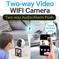 Cámara De Seguridad WiFi Inalámbrica 1080P Con Visión Nocturna Infrarroja Y Vigilancia De Video Bidireccional PTZ Para Hogar Inteligente Monitoreo Del Bebé - details 2