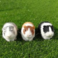 Muñeco De Peluche De Conejo De Felpa Simulación Para Niños Regalo De Cumpleaños Juguete De Animal Suave Figura De Muñeco De Hamster - details 5