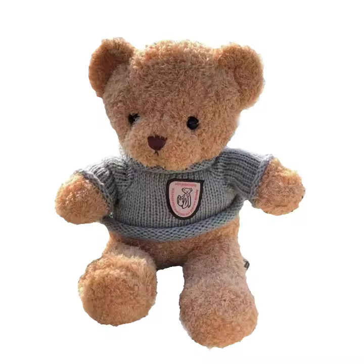 Muñeco De Peluche De Oso Lindo Simulación Regalo De Cumpleaños Para Expresar Amor Almohada De Oso Lena Para Todas Las Edades - 1