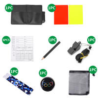 Set De Uniforme De Árbitro De Fútbol Profesional Con Tarjetas Rojas Y Amarillas Para Partidos De Fútbol Supplies De Registro De Juegos - details 1