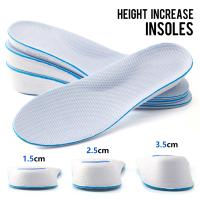 Plantillas para aumentar la altura de 1,5/2,5/3,5 cm para hombres y mujeres, con espuma viscoelástica y soporte para el arco, almohadillas para zapatos, talla 35-46 - details 0