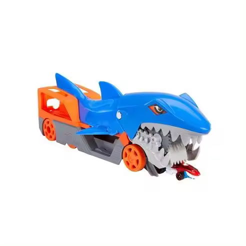 Mattel Circuito Hot Wheels Tiburón Mastica Coches - 1