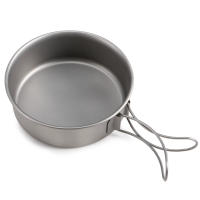 Lixada Tazas De Titanio Ultraligeras Para Camping Y Viajes Con Asas Plegables Utensilios De Cocina Al Aire Libreware De Mesa - details 2