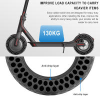 Pneumáticos Solids De 10 Pulgadas Para Scooter Eléctrico Compatible Con Xiaomi Mi3 M365 pro Pro2 1S Honeycomb Puncture Proof Non-Pneumatic Tire - details 2