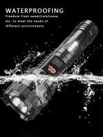Linterna LED Recargable Portátil De 1500W Con Batería Integrada Impermeable Luz De Torcha De Alta Potencia Para Exteriores - details 11