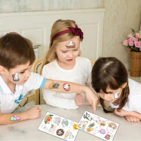 10PCS Tatuajes De Pascua Para El Festival De Conejos Con Diseños De Huevo Animal Y Flor Retro Personalizable Y Resistente Al Agua - details 5