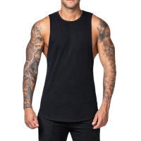 Nueva Llegada De Camiseta De Hombre Para Entrenamiento Ropa De Levantamiento De Pesas Singlet Sin Mangas Deporte Camiseta De Vestido - details 1