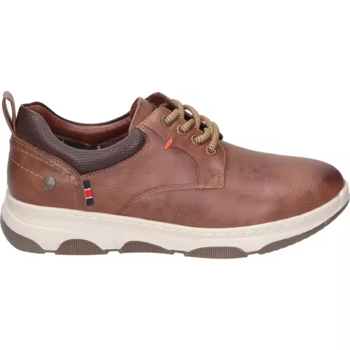 REFRESH | Zapatos Casual para Hombre – Zapato en Color Camel – Zapato Cómodo con Cierre de Cordones – Estilo Casual – Versátiles – Cómodas – Alta Calidad – Modelo 172143 - 1
