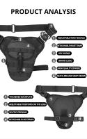 Bolsa De Bum Para Motocicleta DUHAN Multi-Función Waist Bag Para Ciclismo Al Aire Libre Estilo Hip Bum Material Duradero - details 1