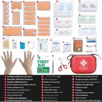 Kit De Primeros Auxilios Mini De 150 Piezas Resistente Al Agua Con Carcasa Dura Para Uso En Casa Coche Viajes Camping Camión Senderismo Deportes Oficina - details 1