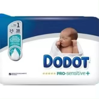 Dodot Pro Sensitive Pañales Talla 1 (2-5Kg) 38Uds - 1