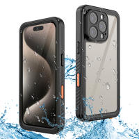 Funda de teléfono impermeable para iPhone 16 Pro Max Plus, Bolsa de Natation a prueba de golpes, parachoques protector, cobertura complete with cubierta de boton - details 0