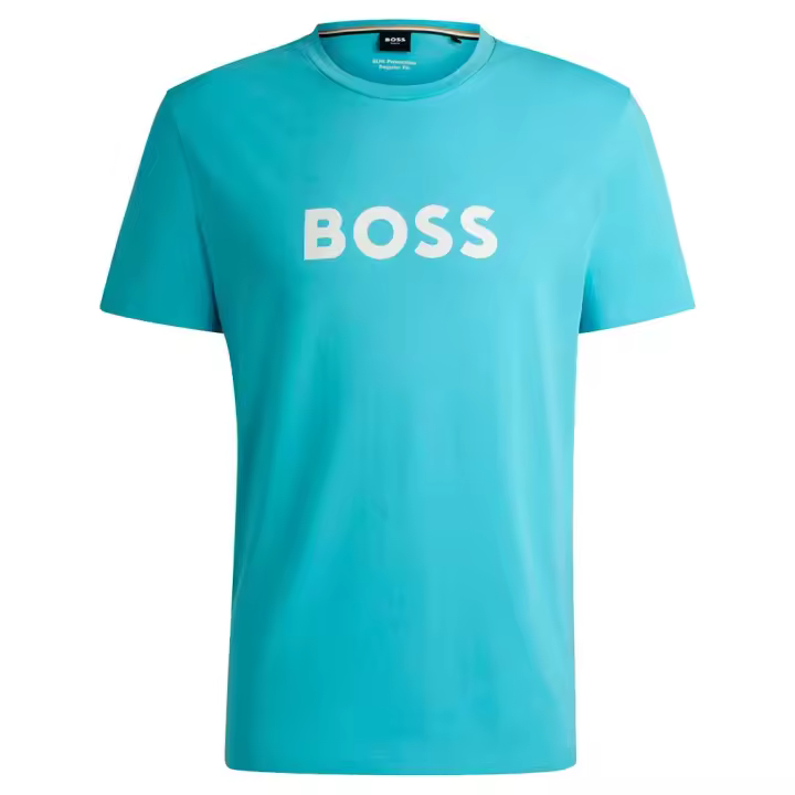 Boss Camiseta De Manga Corta 10249533 Azul - 1