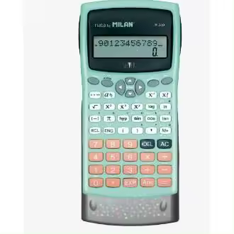 MILAN  Calculadora cientÃ­fica M240 Silver, en Caja de cartÃ³n - 1