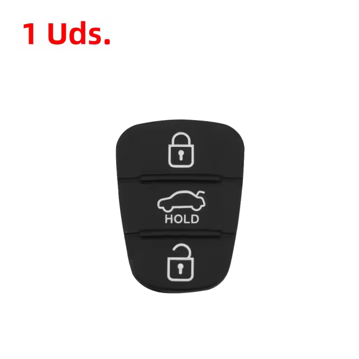 Carcasa De Llave Remoto De Goma Para Hyundai I10 I20 I30 IX35 Kia K2 K5 Rio Sportage Con 3 Botones Piezas De Repuesto - 1