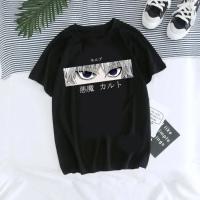 Camiseta Anime Hunter X Hunter Manga Japonés Hisoka Killua Zoldyck Kawaii Divertida Manga Corta Estilo Casual Para Mujeres - details 2