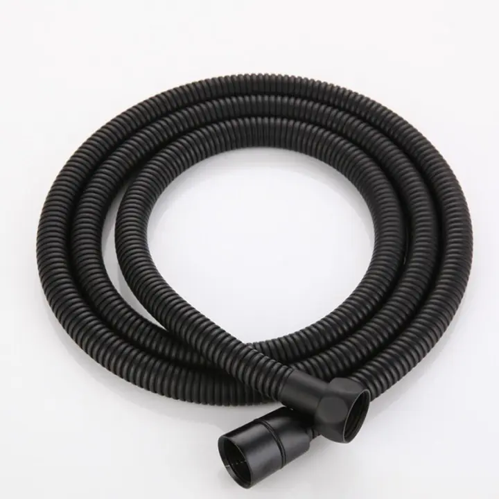 Ducha Manguera 1.5M Negro Mate, Ducha Manguera Universal en Cable de Ducha de Acero Inoxidable, Antiexplosión y Antitorsión - 1