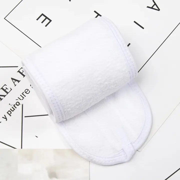 Headband Ajustable Ancha Para Mujer Uso En Yoga Spa Baño Baño Ducha Maquillaje Limpieza Facial Accesorios De Cosméticos Para Damas - 1