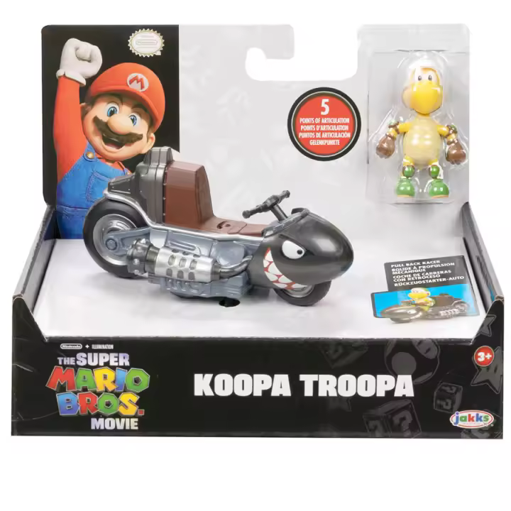 Figura Koopa Troopa Kart La Pelicula Mario Kart 6cmFigura  Coleccionable - Idea de Regalo- Mercancia Oficial - Juguetes para Niños y Adultos - Movies Fans - Muñeco para Coleccionistas y Exposición - 1