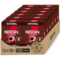 NESCAFÉ CLASSIC DESCAFEINADO todo aroma y sabor, café soluble descafeinado, estuche con 10 sobres, TOTAL 120 sobres - details 1
