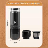 Cafetera de cápsulas Americana KCUP Eléctrica inalámbrica, cafetera de Goteo portágil para Uso doméstico, funcionamiento Automático, fácil de limpar - details 8