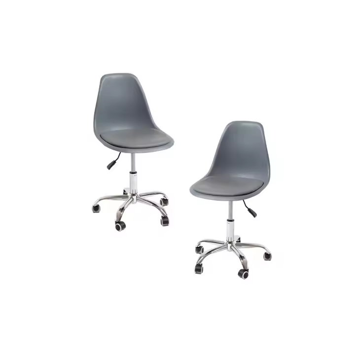 Pack 2 Sillas Dami Office - Gris oscuro - 1