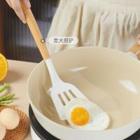 Juego De Utensilios De Cocina Ecológicos De Silicona Con Mango De Madera No Adherente Cuchara De Silicona Para Sopa Set De Cocina Resistente Al Calor - details 2