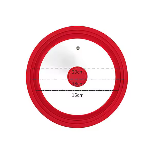 Tapa De Sartén Universal De Silicona Grande Apta Para Ollas Pans Y Frying Pans Ajuste Para 16cm a 32cm Eco-amigable - 1