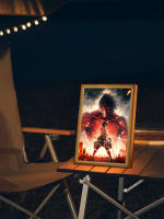 Lámpara De Noche Anime Figura Attack on Titan Marco De Pintura Decoración Para Habitación Y Hogar Regalo De Cumpleaños Para Amigo Artículos De Dibujo Animado - details 8
